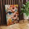 Paint by Numbers for Adults & Beginners – DIY Flower Eyes Canvas Painting Kit with 10 Brushes & Acrylic Paint, Kids Friendly, Home Wall Decor, 16x20 Inch (Unframed)